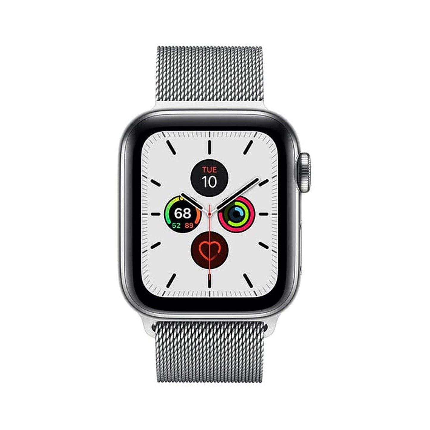 Apple Watch Series 5 Stainless Steel Case With Milanese Loop Silver - Dealt.AE